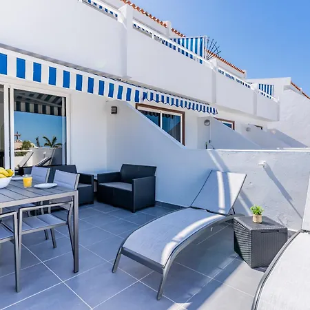 公寓 Renovated With Sunny Terrace And Ocean Views In Malibu Park Tenerife 阿德耶
